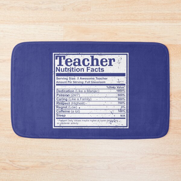 Item preview, For Teachers Funny Teacher Nutrition Facts Teaching Humour Gifts designed and sold by alenaz.