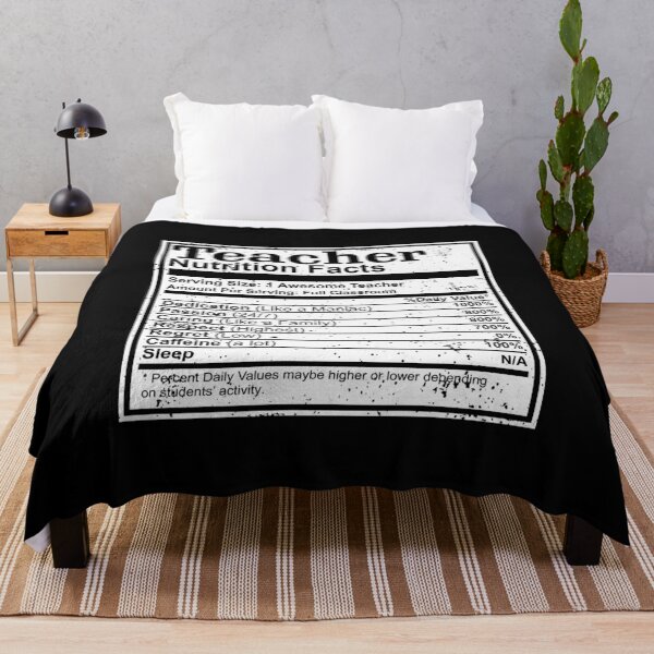 Item preview, For Teachers Funny Teacher Nutrition Facts Teaching Humour Gifts designed and sold by alenaz.