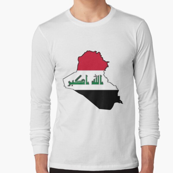 Mape & Flagge Iraq ,Iraq map , iraq flag T-Shirt V-Neck Unisex T-Shirt -  TeeHex