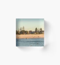 Semaphore beach Acrylic Block