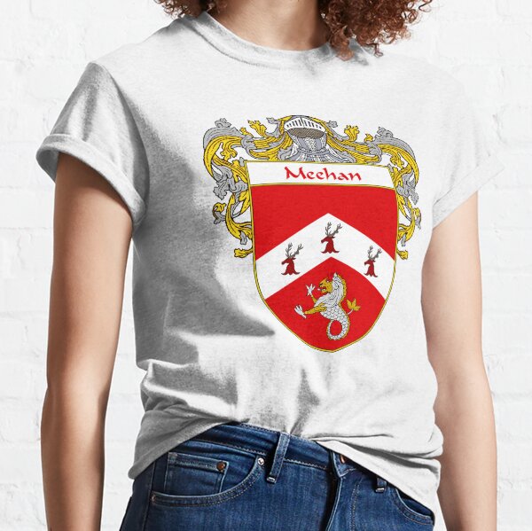Item preview, Meehan Coat of Arms/Family Crest designed and sold by IrishArms.