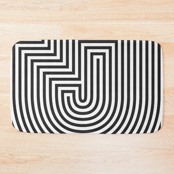Item preview, Monogram letter "J" in Op Art style designed and sold by TrueType.