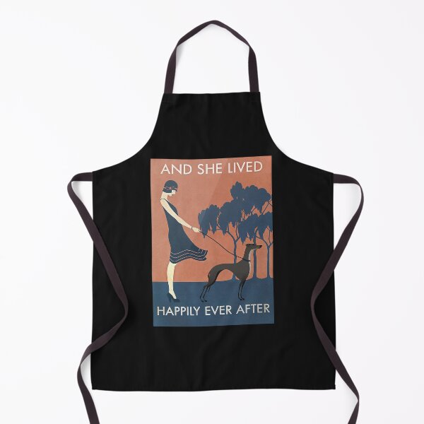 Item preview, And She Lived Happily Ever After Greyhound Dog Lover Poster designed and sold by HubertaNakken.