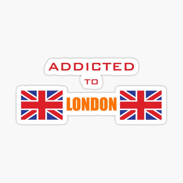 Vista previa del artículo con la obra «Adicto a la ciudad de Londres», diseñado y vendido por Desibeau.