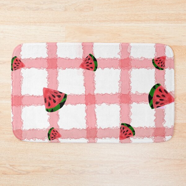Item preview, Watermelon red checkered pattern designed and sold by Kristoffersson.