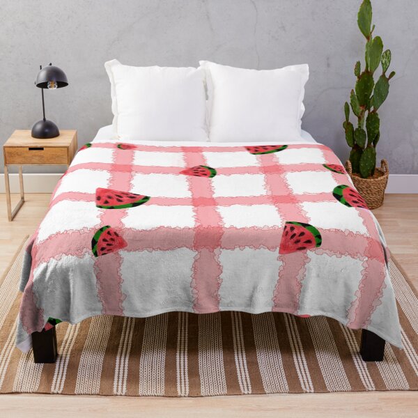 Item preview, Watermelon red checkered pattern designed and sold by Kristoffersson.