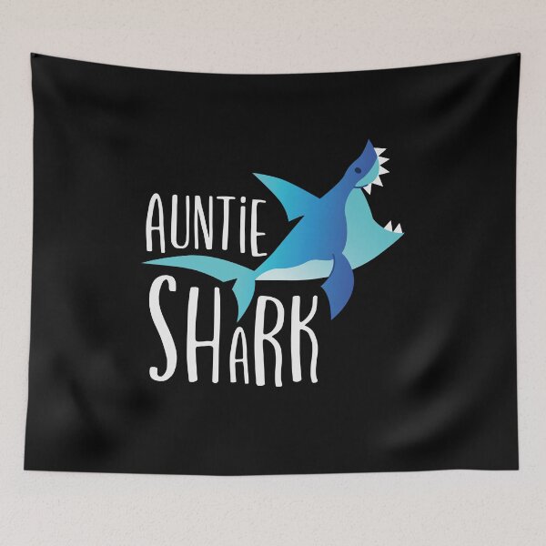 Item preview, Auntie Shark, Funny Aunt Gift designed and sold by FuntasticDez.