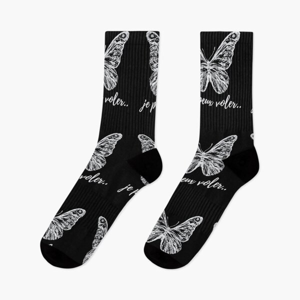 Item preview, I can fly - popular french quotes lovers theme gifts (black and white)  designed and sold by RebelliousRosee.