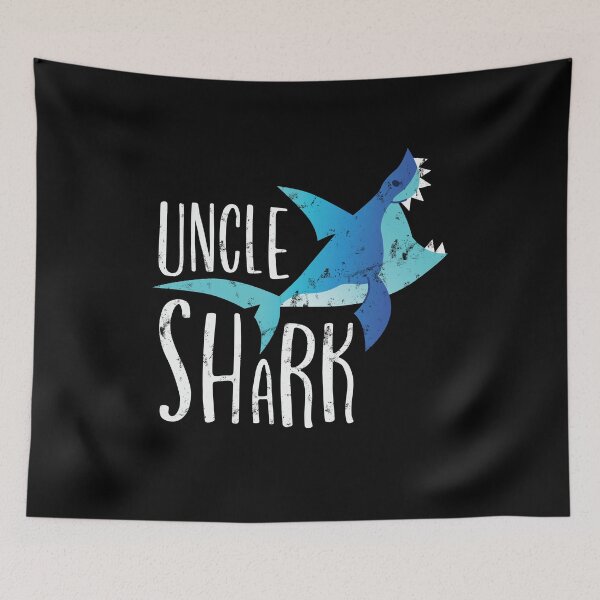 Item preview, Grunge Uncle Shark, Funny Uncle Gift designed and sold by FuntasticDez.