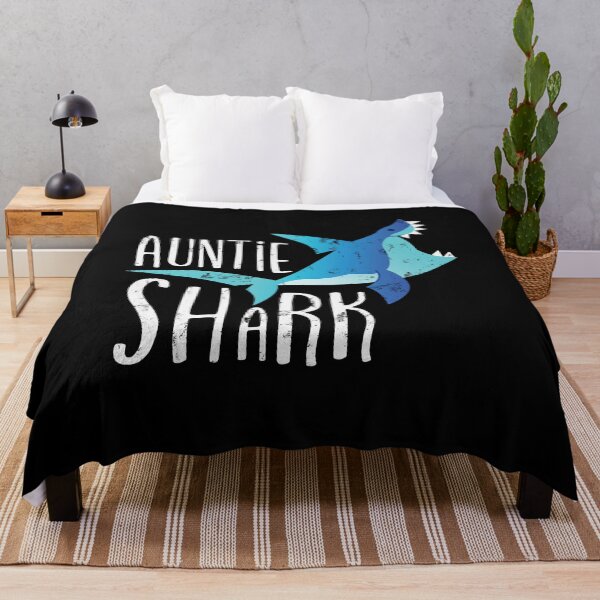 Item preview, Grunge Auntie Shark, Funny Aunt Gift designed and sold by FuntasticDez.