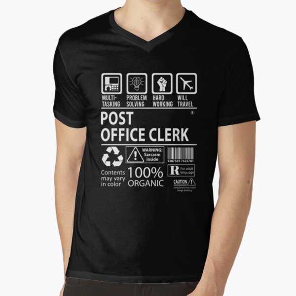 Post Office Clerk T Shirt - MultiTasking Certified Job Gift Item Tee  Essential T-Shirt for Sale by oslandefren