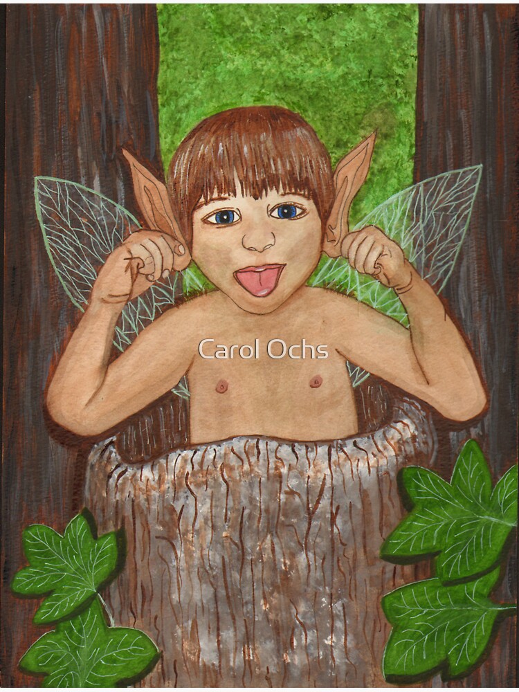 Thumbnail 3 of 3, Sticker, Finwe - Fairy - Elf Boy Art designed and sold by CarolOchs.