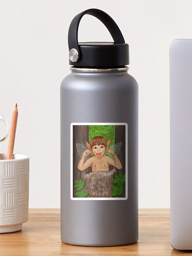 Thumbnail 1 of 3, Sticker, Finwe - Fairy - Elf Boy Art designed and sold by CarolOchs.