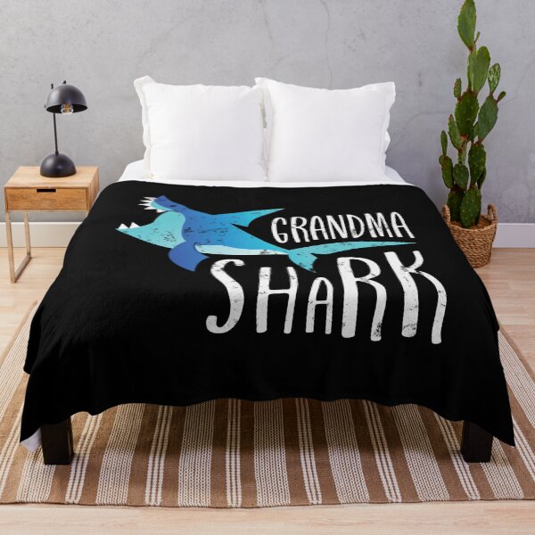 Item preview, Grunge Grandma Shark, Funny Grandma Gift designed and sold by FuntasticDez.