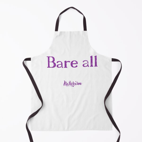 Item preview, Bare all Naturism Naturist Nudist Lifestyle Slogan Design designed and sold by NaturistGifts.