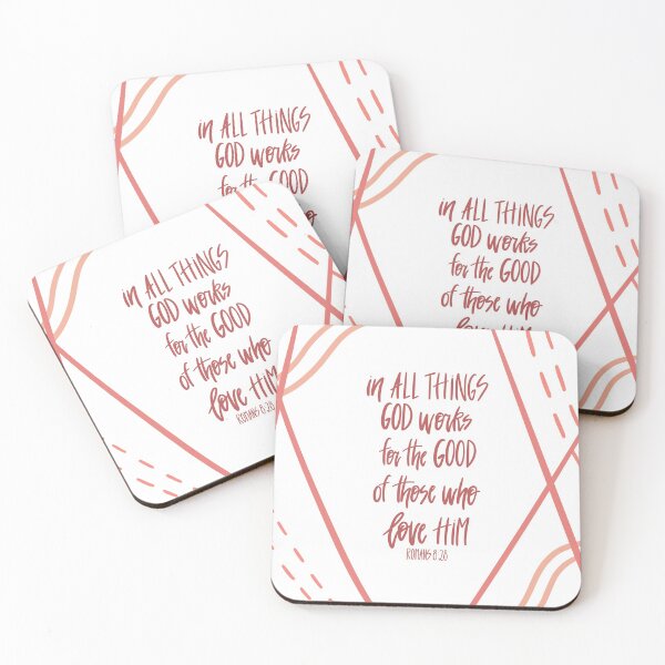 Item preview, In all things God works for the good of those who love Him - Romans 8:28 designed and sold by cinw.