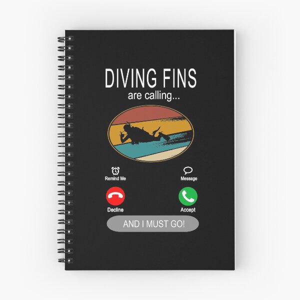 Item preview, Diving Fins are calling - Diver and Scuba Diving designed and sold by dJ-Design.