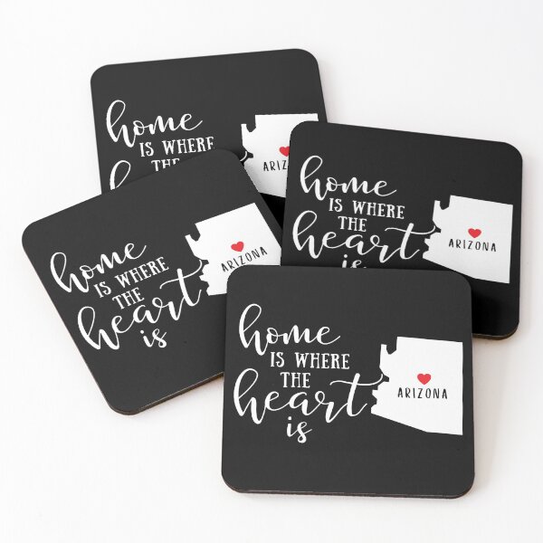 Item preview, Arizona, Home Is Where the Heart Is, Home State designed and sold by ladylaughprints.