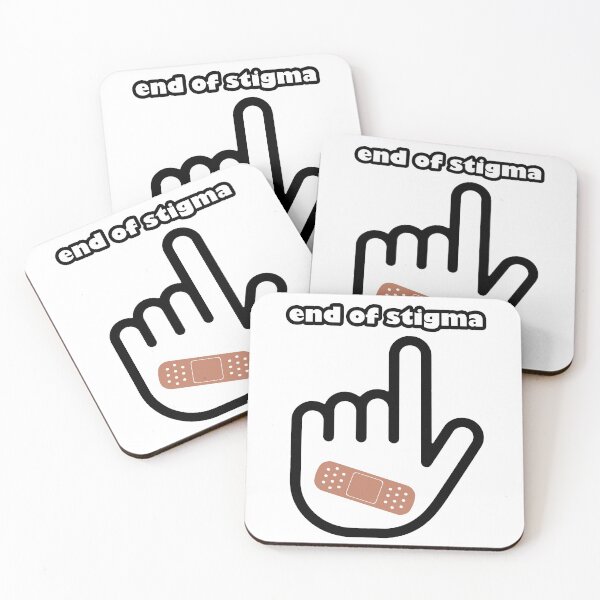 Item preview, End of stigma - motivational band aid designed and sold by Xdelacra.