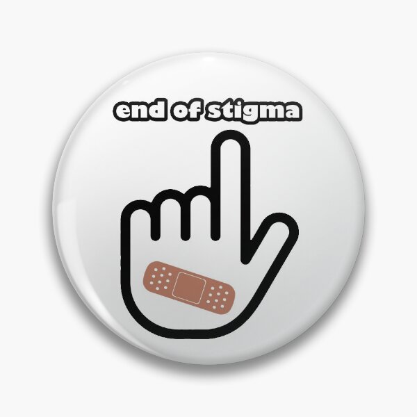 Item preview, End of stigma - motivational band aid designed and sold by Xdelacra.