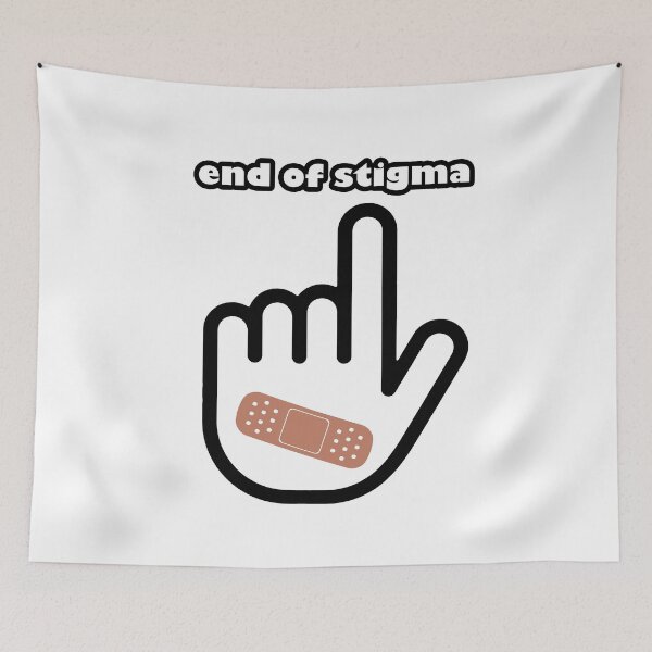 Item preview, End of stigma - motivational band aid designed and sold by Xdelacra.
