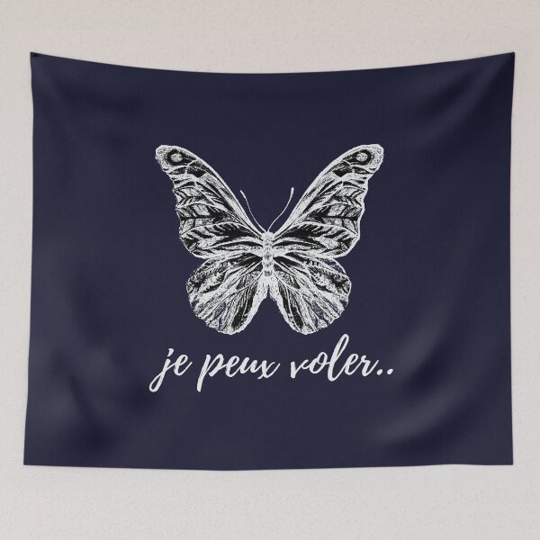 Item preview, I can fly - popular french quotes lovers theme gifts  designed and sold by RebelliousRosee.