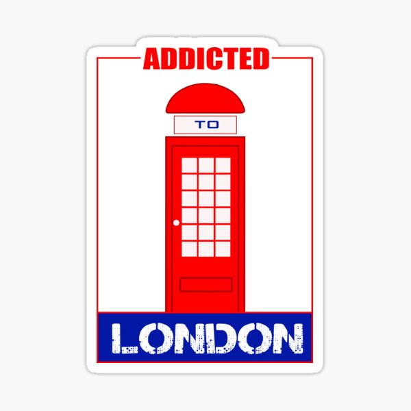 Vista previa del artículo con la obra «Adicto a la ciudad de Londres», diseñado y vendido por Desibeau.