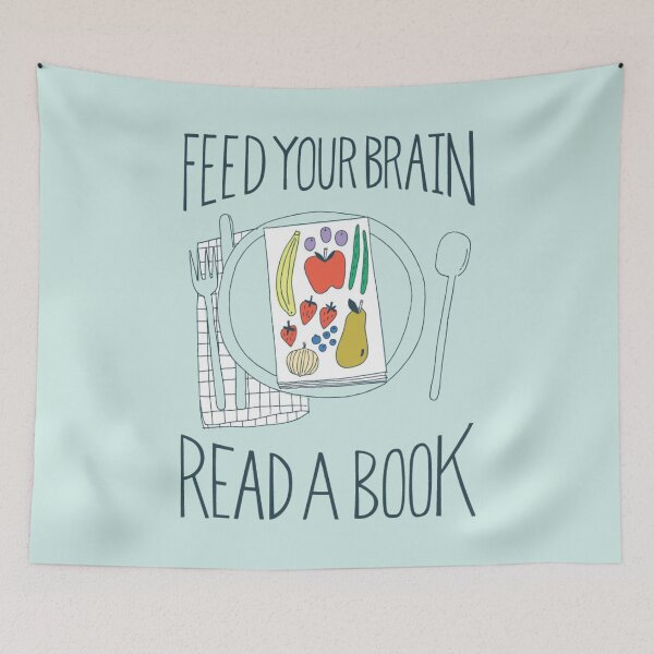 Item preview, Feed Your Brain, Read A Book designed and sold by Vintage8.