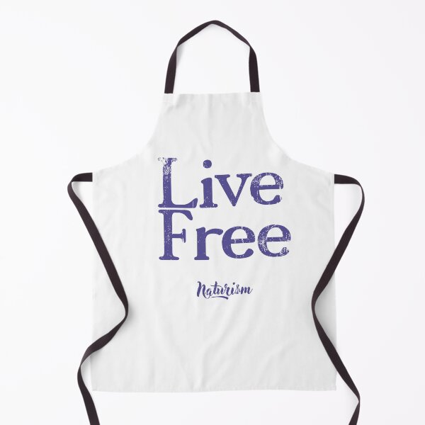 Artikelvorschau, Live Free Naturismus Naturist Nudist Lifestyle Slogan Design entworfen und verkauft von NaturistGifts.