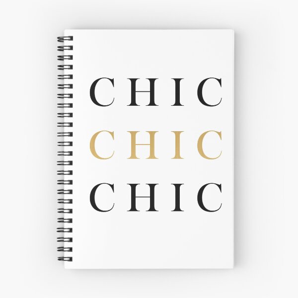 Item preview, Chic Chic Chic Typography  designed and sold by Chiccountry.