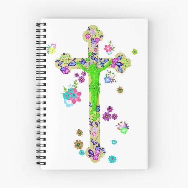Item preview, Pop Art Green Crucifix designed and sold by BarbaraFarina.