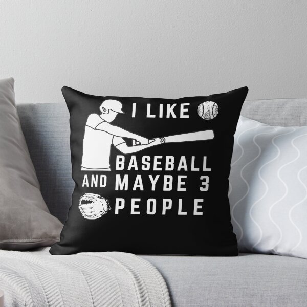 Item preview, I Like Baseball And Maybe Like 3 People Funny Sport Gift  designed and sold by RanirO.