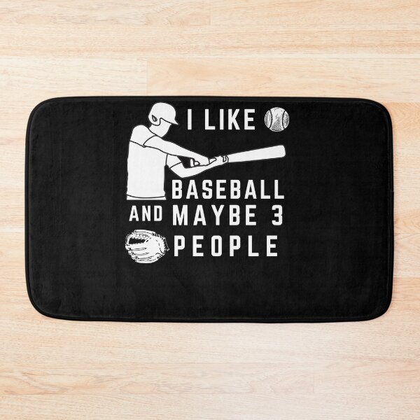 Item preview, I Like Baseball And Maybe Like 3 People Funny Sport Gift  designed and sold by RanirO.