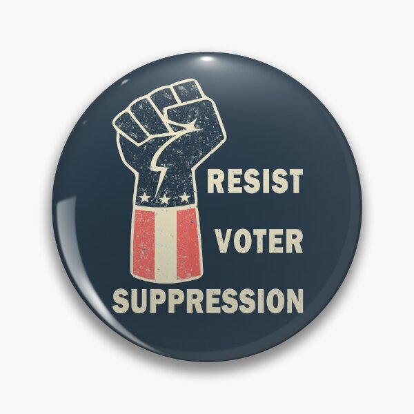 Item preview, Resist Voter Suppression - 2024 Elections Matter designed and sold by electrovista.