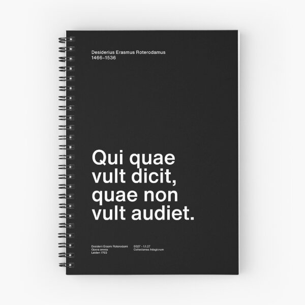 Item preview, Qui quae vult dicit, quae non vult audiet designed and sold by adamelsheimer.