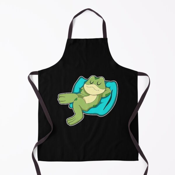 Item preview, Frog at Sleeping with Pillow designed and sold by Snabdesign84.