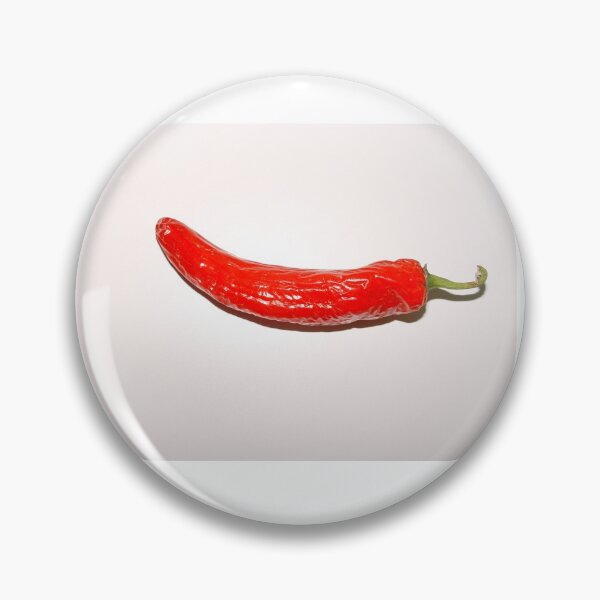 Item preview, red pepper close up on white background designed and sold by Olga Kydryavskaya.