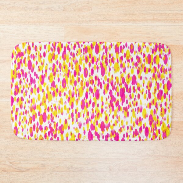 Item preview, little dots pattern pink and yellow color  (white background) designed and sold by riceayoj.