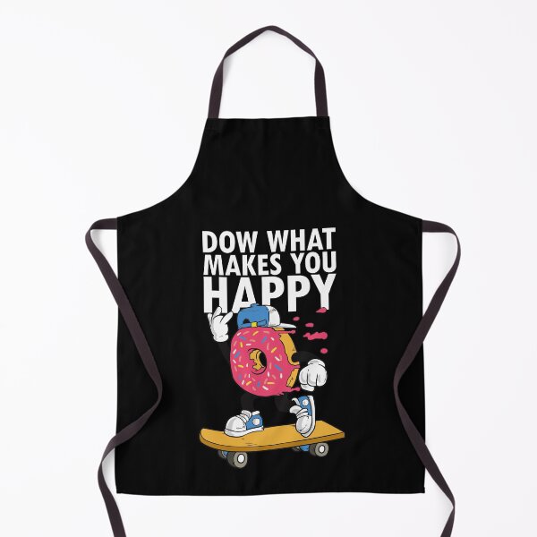 Item preview, Skateboarder Skateboard Quote Donut Do what makes you happy designed and sold by FalkDania.