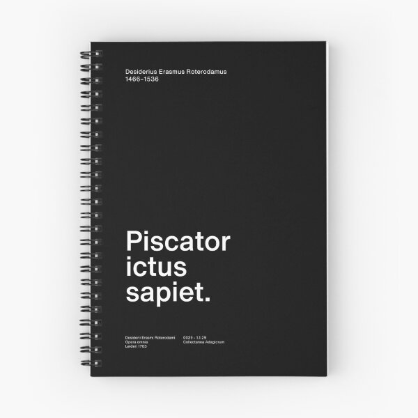 Item preview, Piscator ictus sapiet designed and sold by adamelsheimer.