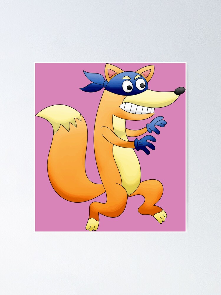 "swiper Dora The Explorer Art" Poster By Martinezryan | Redbubble