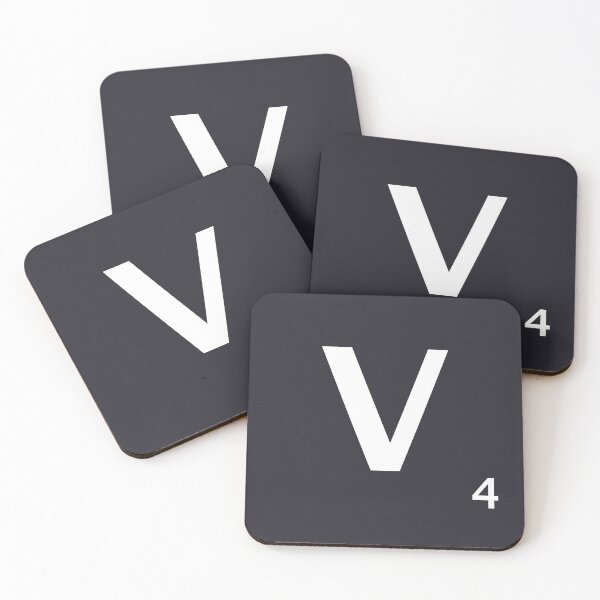 Item preview, Azulejo Scrabble V designed and sold by CyberCult Store.