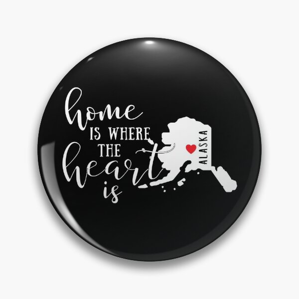 Item preview, Alaska, Home Is Where the Heart Is, Home State designed and sold by ladylaughprints.