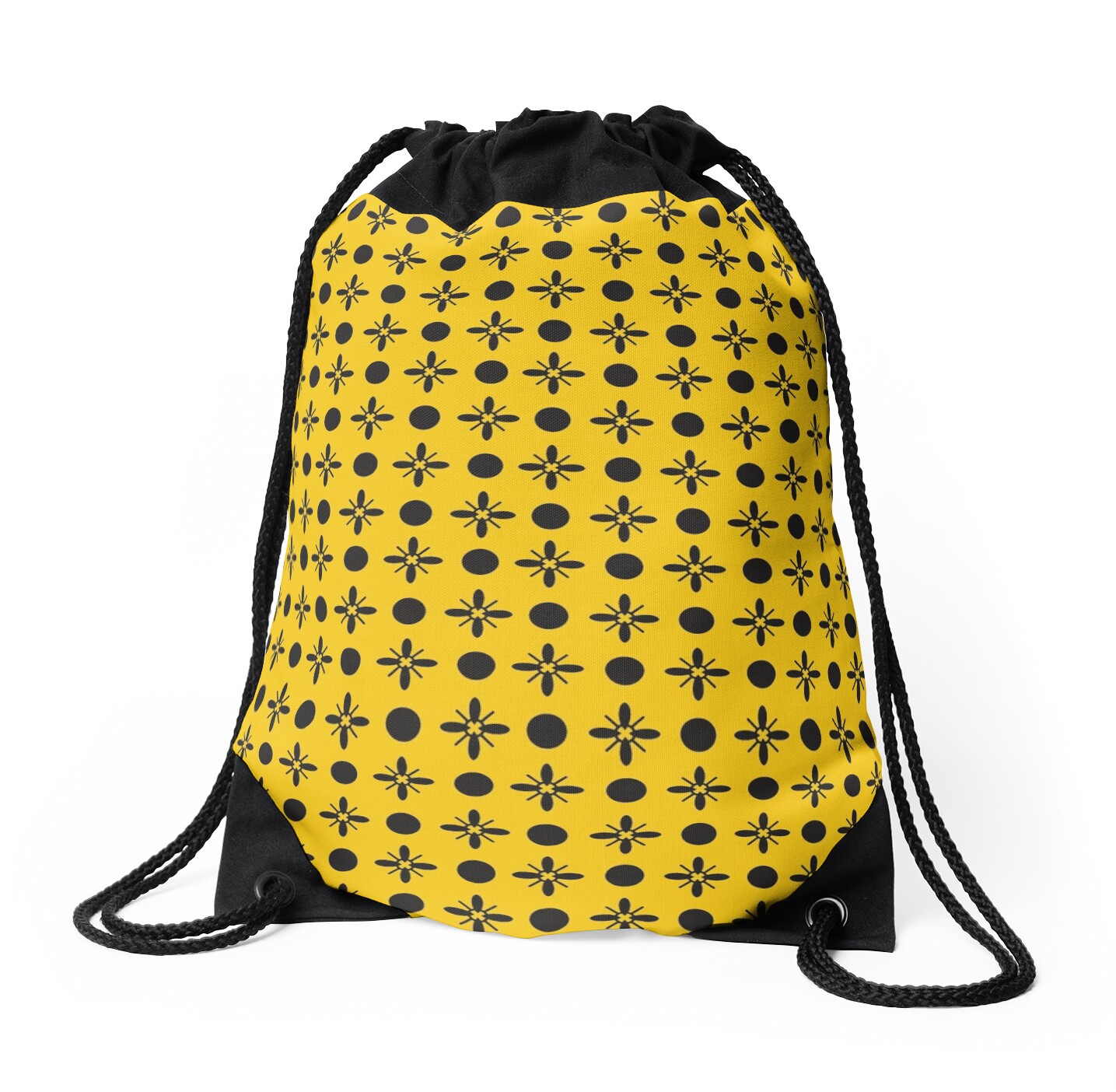 "Felix the Cat - Magical "Bag of Tricks" Pattern - (1950's version)" Drawstring Bags by