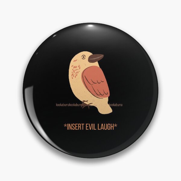 Item preview, Kookaburra Insert Evil Laugh designed and sold by Nathalie Aynié.