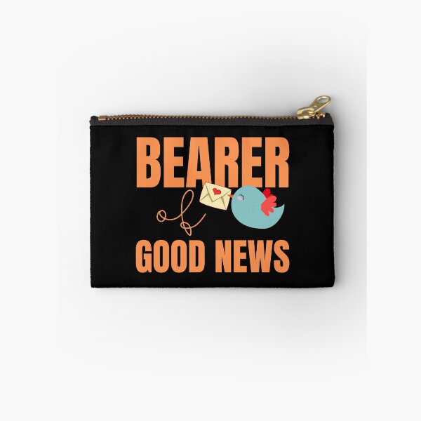 Item preview, Bearer of Good News Cute Blue Bird with Mail designed and sold by Nathalie Aynié.