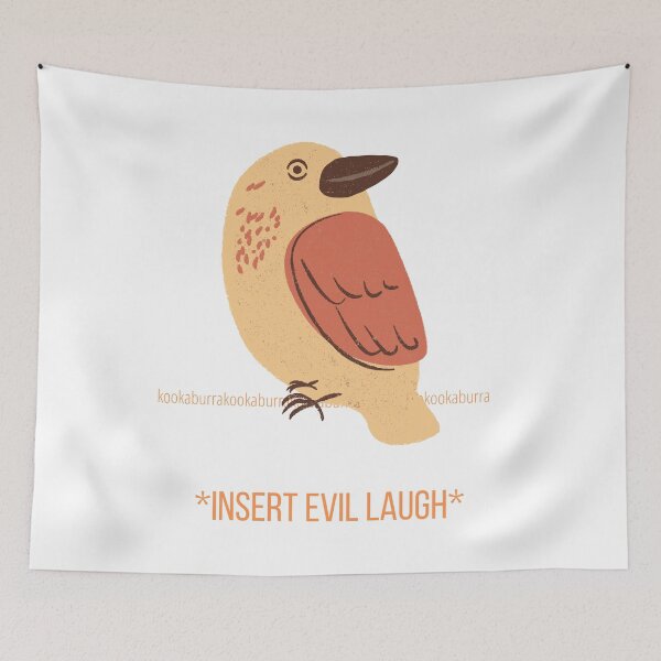 Item preview, Kookaburra Insert Evil Laugh designed and sold by Nathalie Aynié.