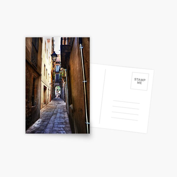 Archway and Narrow Alley Postcard