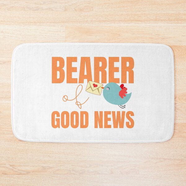 Item preview, Bearer of Good News Cute Blue Bird with Mail designed and sold by Nathalie Aynié.