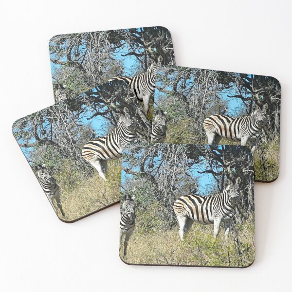 Item preview, Two Zebras Bush Savana Portrait designed and sold by worldways.
